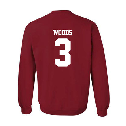 WSU - NCAA Football : Maxwell Woods - Classic Shersey Crewneck Sweatshirt-1