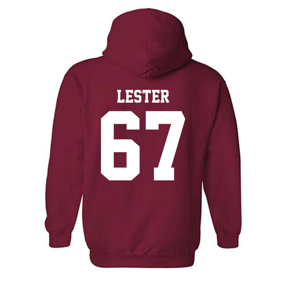 WSU - NCAA Football : Jonny Lester - Classic Shersey Hooded Sweatshirt-1