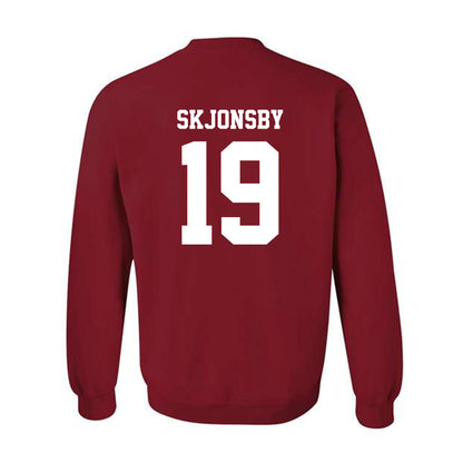 WSU - NCAA Baseball : Ryan Skjonsby - Classic Shersey Crewneck Sweatshirt-1