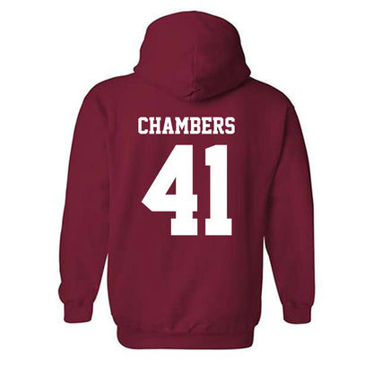 WSU - NCAA Baseball : Bryce Chambers - Classic Shersey Hooded Sweatshirt-1