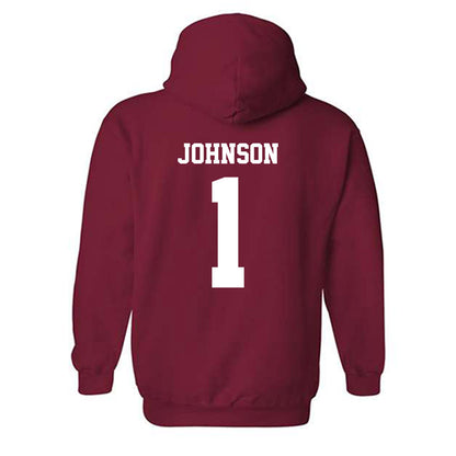 WSU - NCAA Football : Angel Johnson - Classic Shersey Hooded Sweatshirt-1