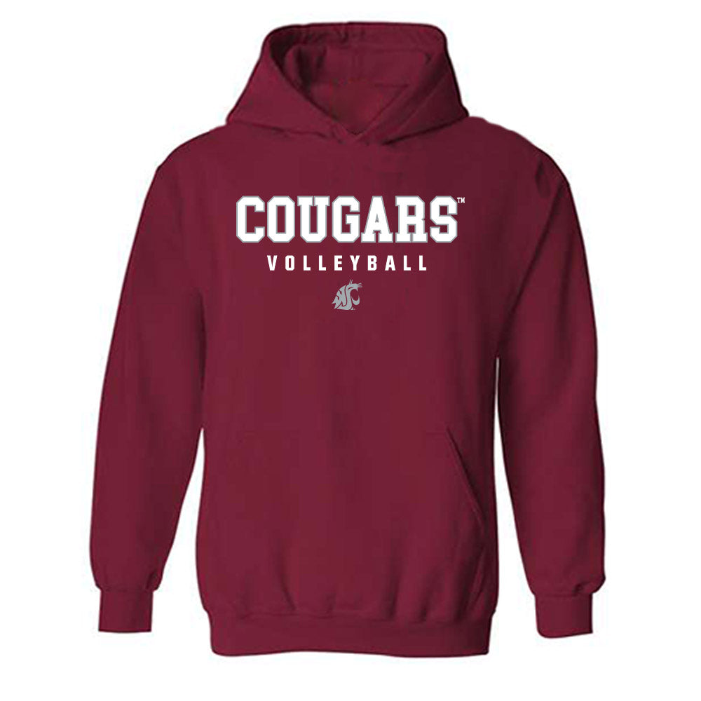 WSU - NCAA Women's Volleyball : Tinons Munar Galmes - Classic Shersey Hooded Sweatshirt-0