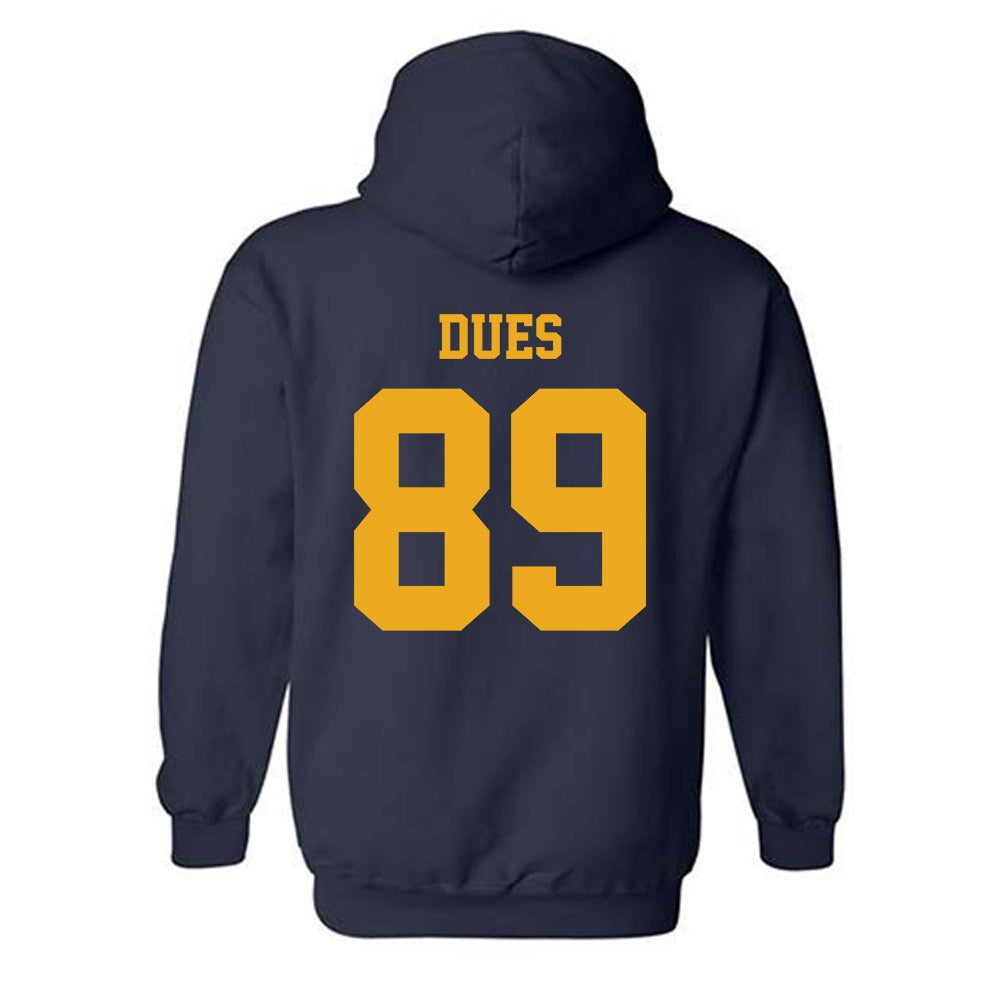 West Virginia - NCAA Football : Tyshawn Dues - Classic Shersey Hooded Sweatshirt-1