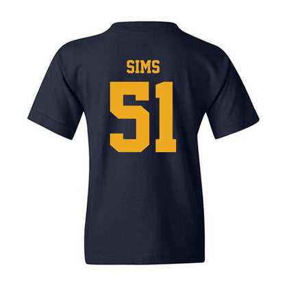 West Virginia - NCAA Baseball : Colton Sims - Classic Shersey Youth T-Shirt-1