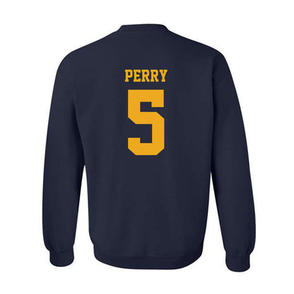 West Virginia - NCAA Football : Fred Perry - Classic Shersey Crewneck Sweatshirt-1