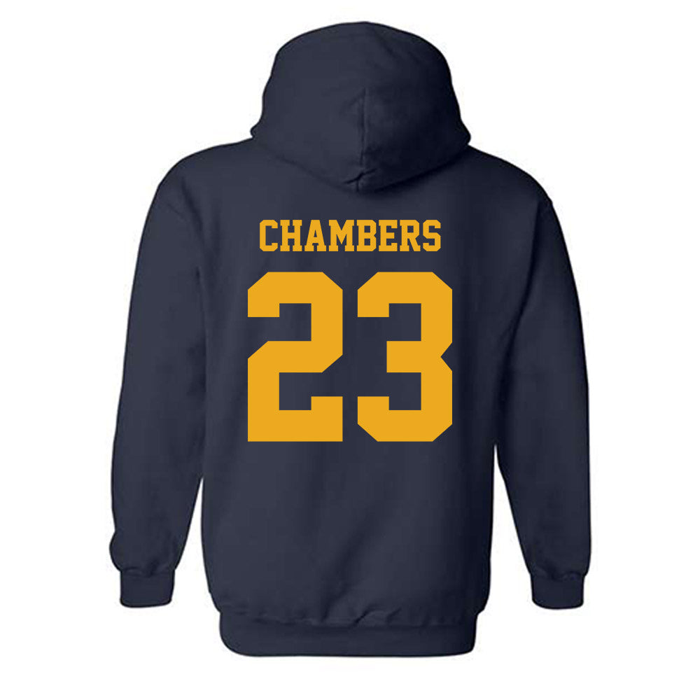 West Virginia - NCAA Football : Jason Chambers - Classic Shersey Hooded Sweatshirt-1