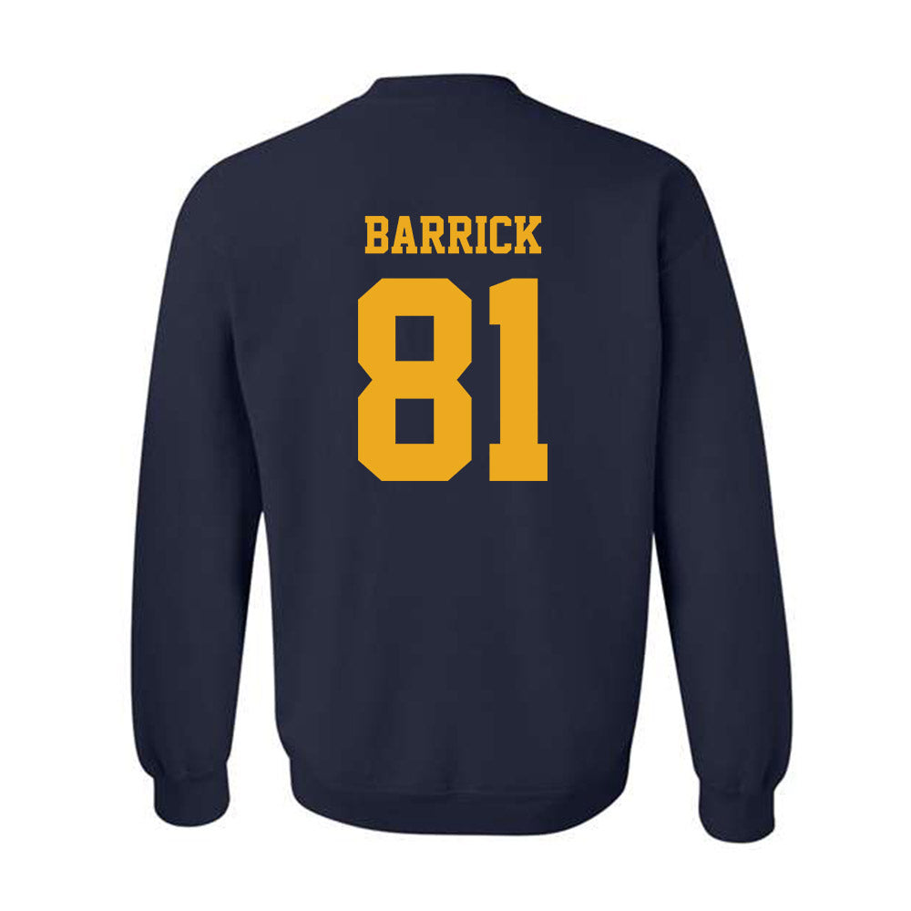 West Virginia - NCAA Football : Jacob Barrick - Classic Shersey Crewneck Sweatshirt-1