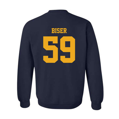 West Virginia - NCAA Football : Jackson Biser - Classic Shersey Crewneck Sweatshirt-1