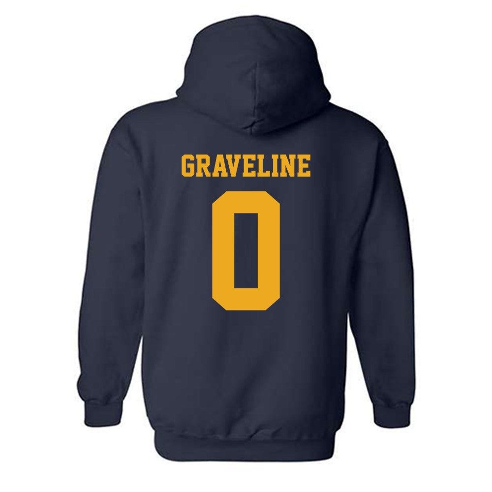 West Virginia - NCAA Baseball : Matthew Graveline - Classic Shersey Hooded Sweatshirt-1
