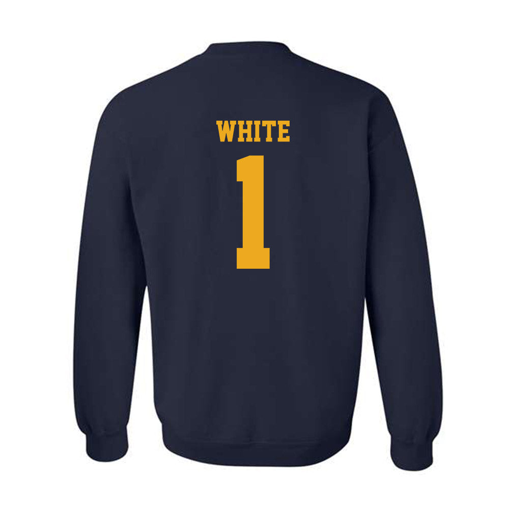 West Virginia - NCAA Football : Jahiem White - Classic Shersey Crewneck Sweatshirt-1