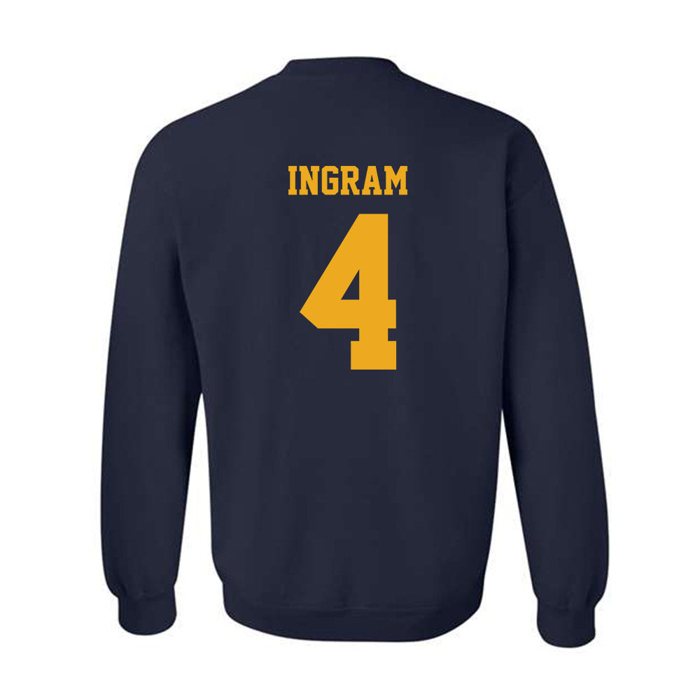 West Virginia - NCAA Baseball : Jackson Ingram - Classic Shersey Crewneck Sweatshirt-1