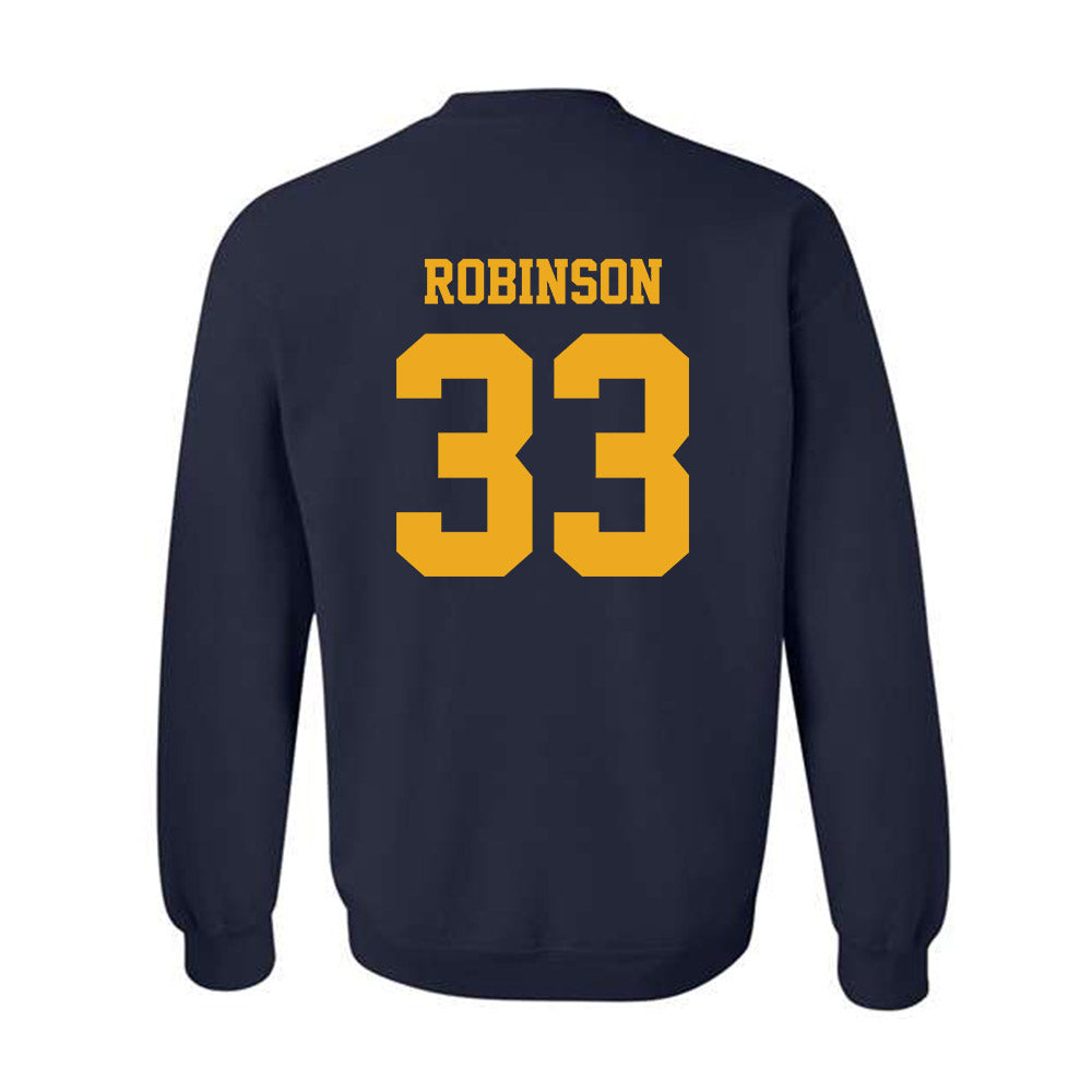 West Virginia - NCAA Baseball : Brayden Robinson - Classic Shersey Crewneck Sweatshirt-1