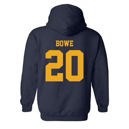 West Virginia - NCAA Men's Soccer : Thomas Bowe - Classic Shersey Hooded Sweatshirt-1