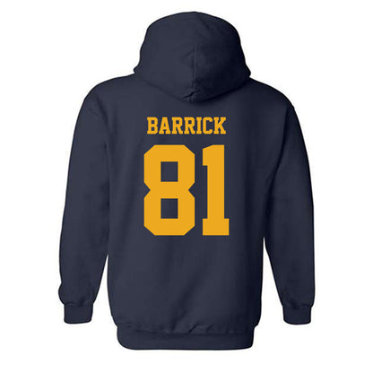 West Virginia - NCAA Football : Jacob Barrick - Classic Shersey Hooded Sweatshirt-1
