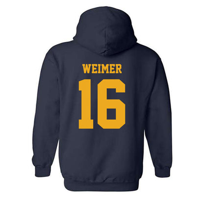 West Virginia - NCAA Football : Jeffrey Weimer - Classic Shersey Hooded Sweatshirt-1