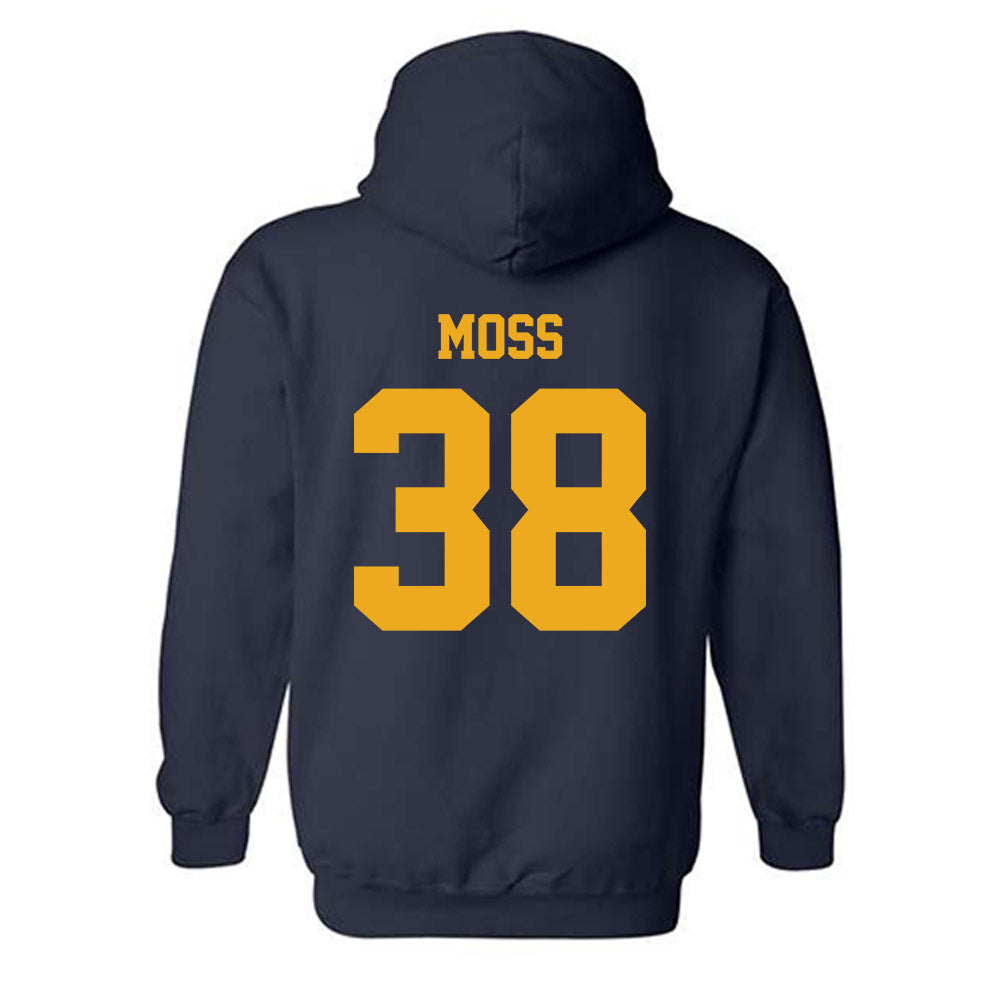 West Virginia - NCAA Football : Macguire Moss - Classic Shersey Hooded Sweatshirt-1