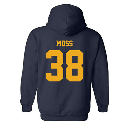 West Virginia - NCAA Football : Macguire Moss - Classic Shersey Hooded Sweatshirt-1