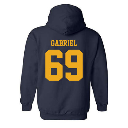 West Virginia - NCAA Football : Nathanael Gabriel - Classic Shersey Hooded Sweatshirt-1