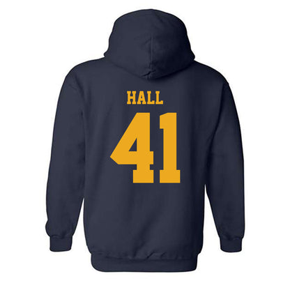 West Virginia - NCAA Baseball : Tyrus Hall - Classic Shersey Hooded Sweatshirt-1