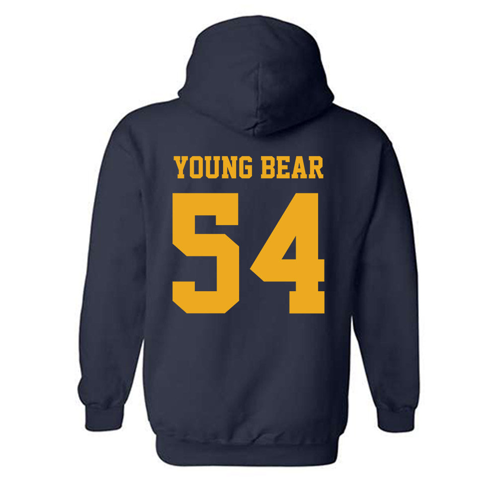 West Virginia - NCAA Football : Walter Young Bear - Classic Shersey Hooded Sweatshirt-1