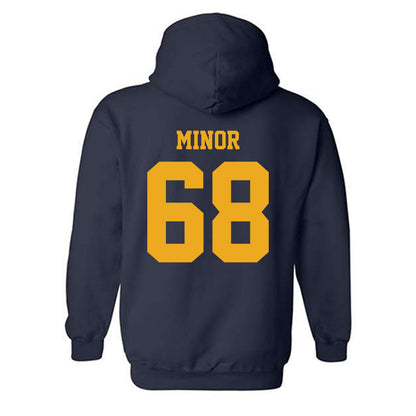 West Virginia - NCAA Football : Wyatt Minor - Classic Shersey Hooded Sweatshirt-1