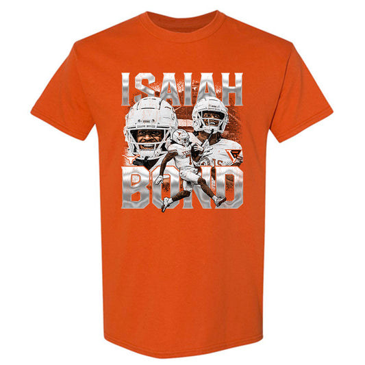 Texas - NCAA Football : Isaiah Bond - Player Collage T-Shirt Player Collage