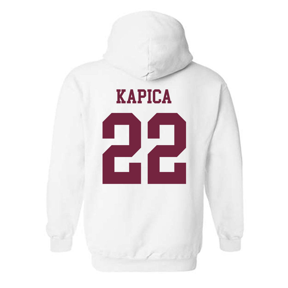 Fordham - NCAA Baseball : Andrew Kapica - Classic Shersey Hooded Sweatshirt-1