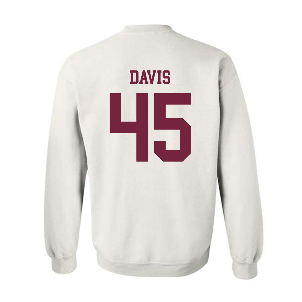Fordham - NCAA Football : Tyler Davis - Classic Shersey Crewneck Sweatshirt-1