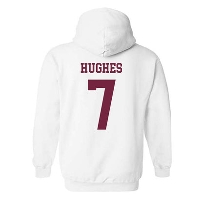 Fordham - NCAA Football : Alec Hughes - Classic Shersey Hooded Sweatshirt-1
