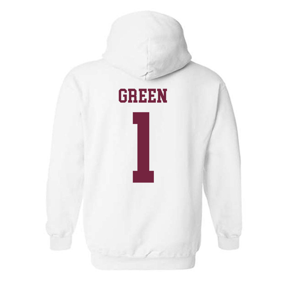 Fordham - NCAA Women's Soccer : Addison Green - Classic Shersey Hooded Sweatshirt-1