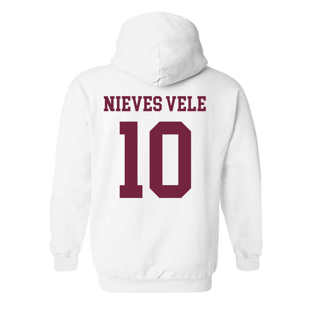 Fordham - NCAA Men's Swimming & Diving : Bryam Nieves Vele - Classic Shersey Hooded Sweatshirt-1