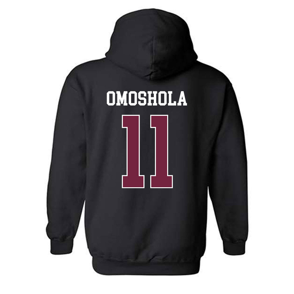 Fordham - NCAA Women's Basketball : Precious Omoshola - Classic Shersey Hooded Sweatshirt-1