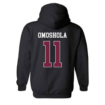 Fordham - NCAA Women's Basketball : Precious Omoshola - Classic Shersey Hooded Sweatshirt-1