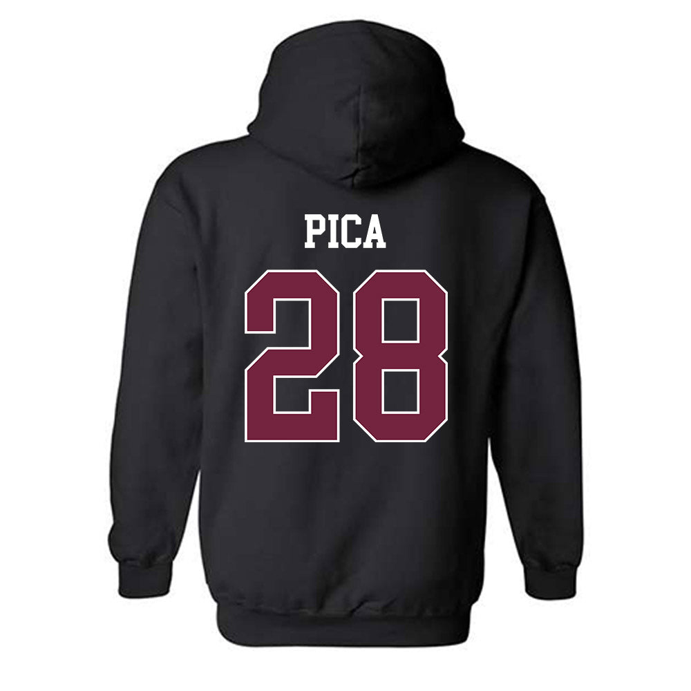 Fordham - NCAA Men's Soccer : Christian Pica - Classic Shersey Hooded Sweatshirt-1