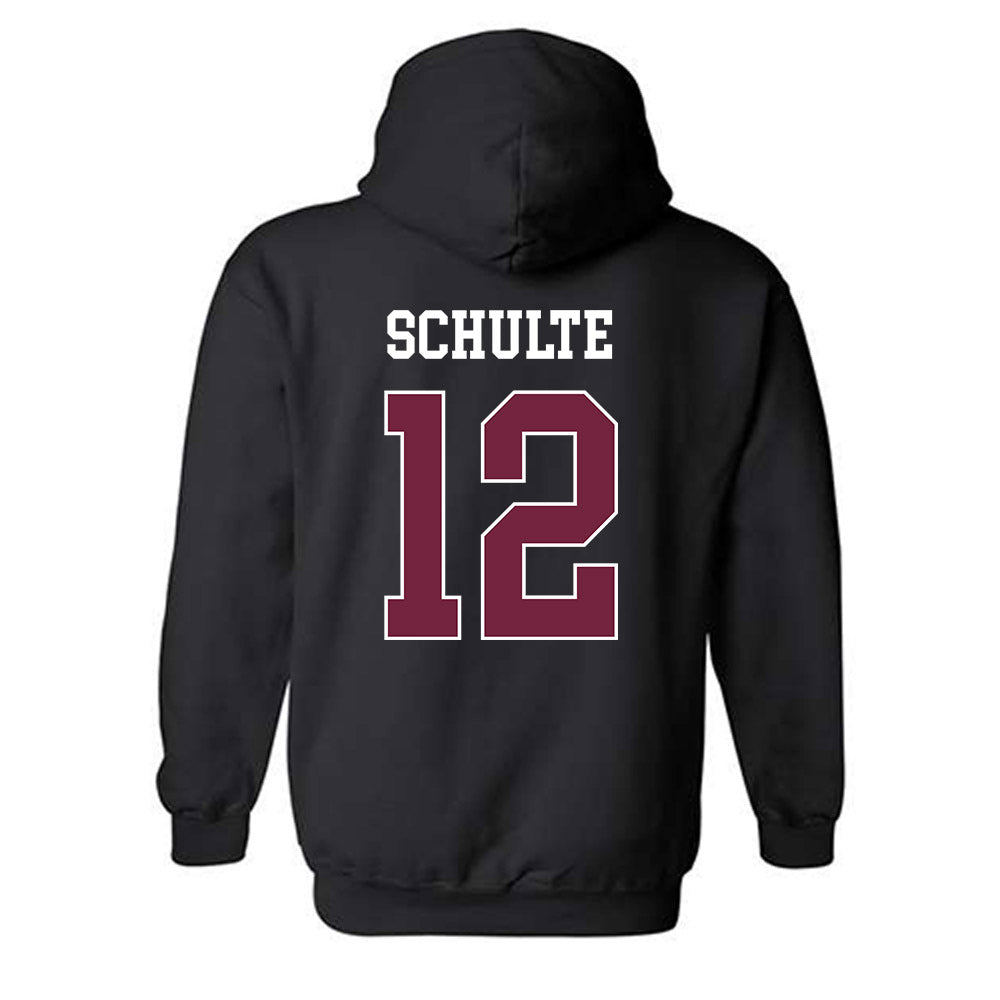 Fordham - NCAA Men's Basketball : Rikus Schulte - Classic Shersey Hooded Sweatshirt-1