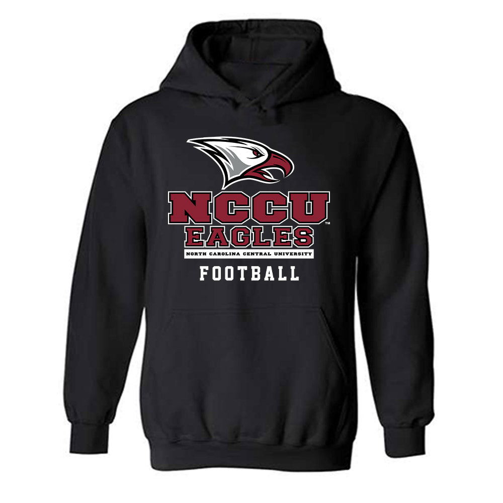 NCCU - NCAA Football : David Jacobs - Classic Shersey Hooded Sweatshirt-0