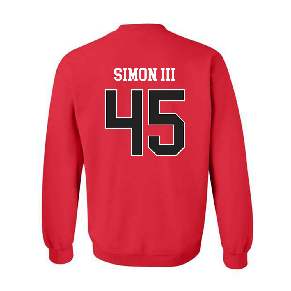 Lamar - NCAA Football : Albert Simon III - Classic Shersey Crewneck Sweatshirt-1