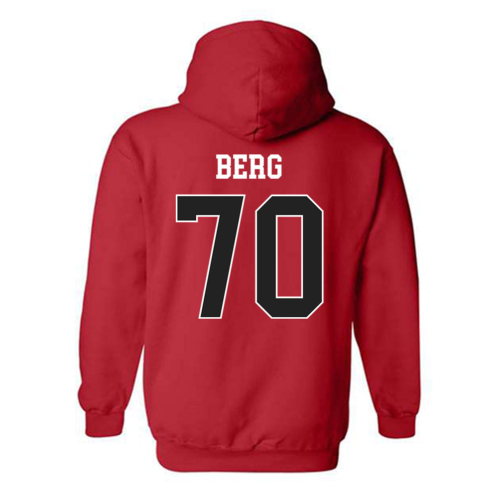 Lamar - NCAA Football : Tyric Berg - Classic Shersey Hooded Sweatshirt-1