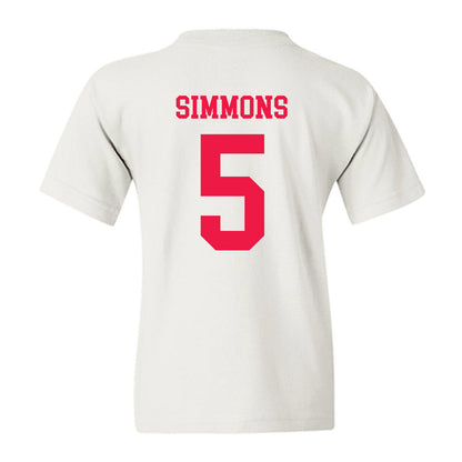 Lamar - NCAA Football : Brit Simmons - Classic Shersey Youth T-Shirt-1