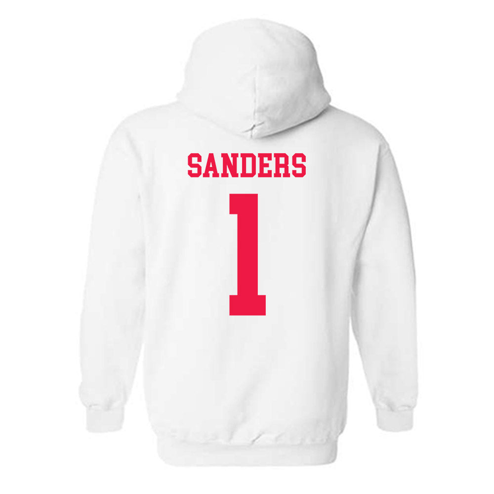 Lamar - NCAA Men's Basketball : Quinton Sanders - Classic Shersey Hooded Sweatshirt-1