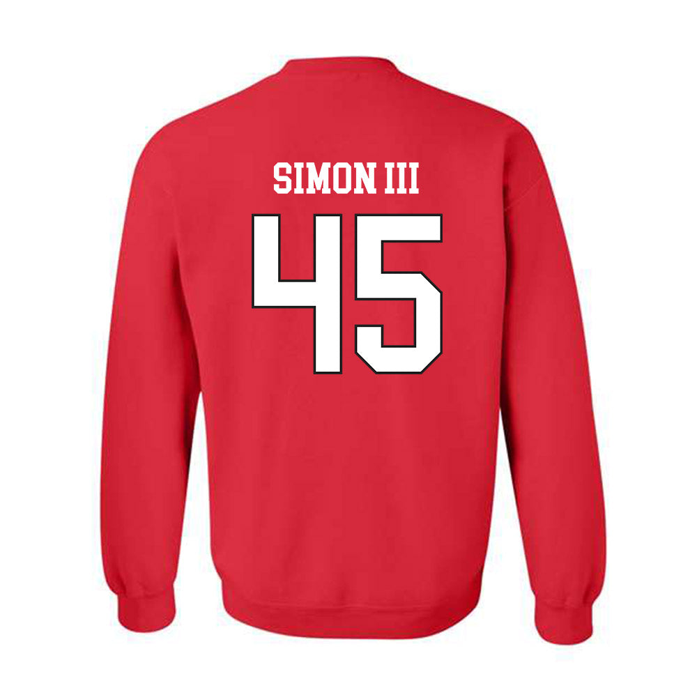 Lamar - NCAA Football : Albert Simon III - Classic Shersey Crewneck Sweatshirt-1