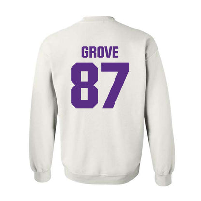 Northwestern - NCAA Football : Carson Grove - Sports Shersey Crewneck Sweatshirt-1