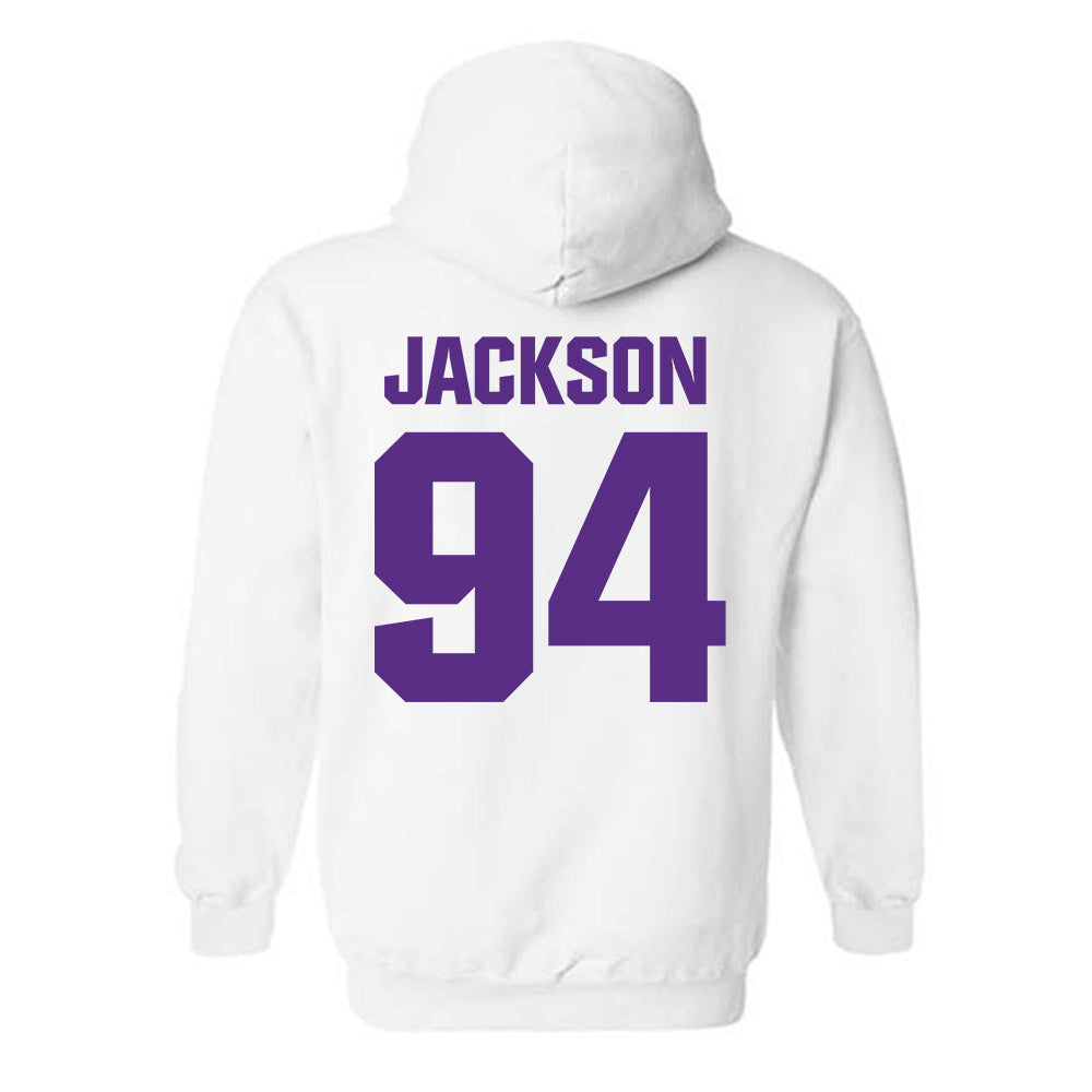 Northwestern - NCAA Football : Miguel Jackson - Sports Shersey Hooded Sweatshirt-1