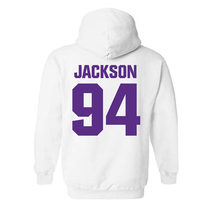 Northwestern - NCAA Football : Miguel Jackson - Sports Shersey Hooded Sweatshirt-1
