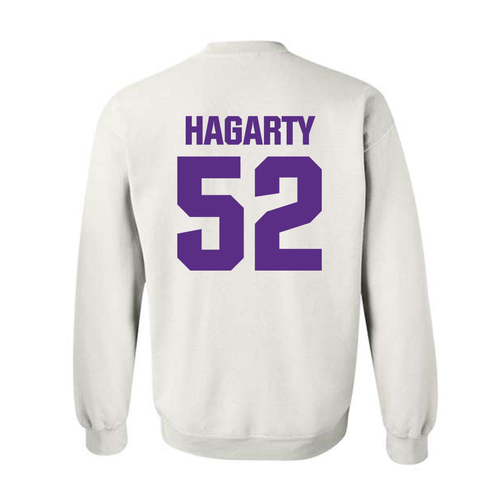 Northwestern - NCAA Football : Richie Hagarty - Sports Shersey Crewneck Sweatshirt