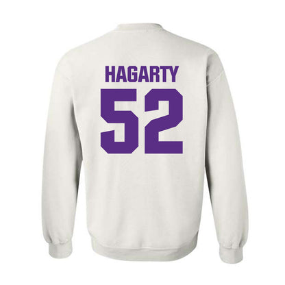 Northwestern - NCAA Football : Richie Hagarty - Sports Shersey Crewneck Sweatshirt