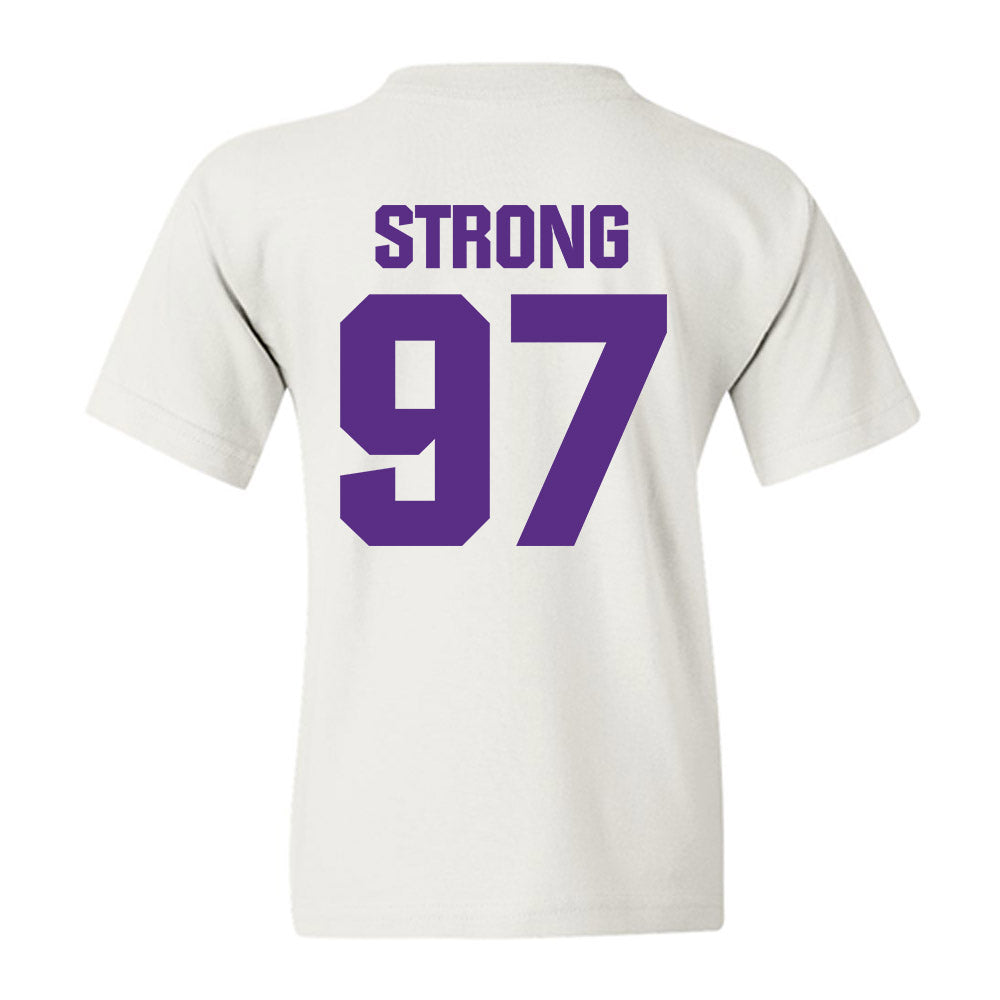 Northwestern - NCAA Football : Braxton Strong - Sports Shersey Youth T-Shirt-1