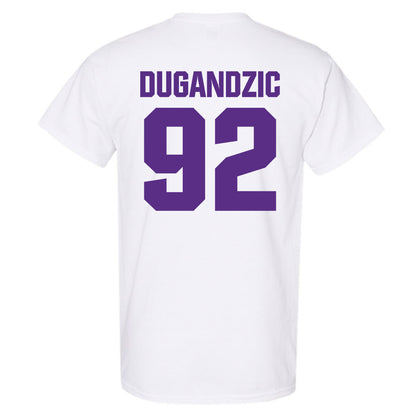 Northwestern - NCAA Football : Nikola Dugandzic - Sports Shersey T-Shirt-1