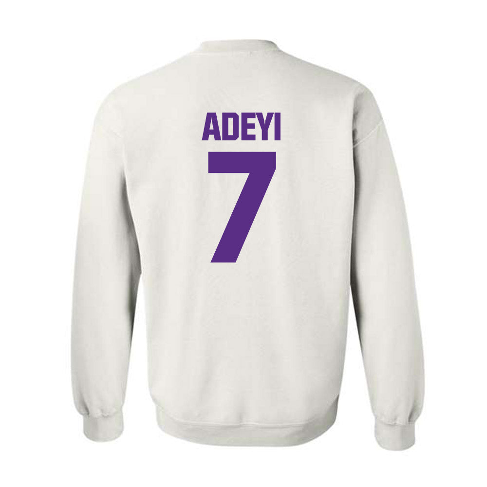 Northwestern - NCAA Football : Ore Adeyi - Sports Shersey Crewneck Sweatshirt