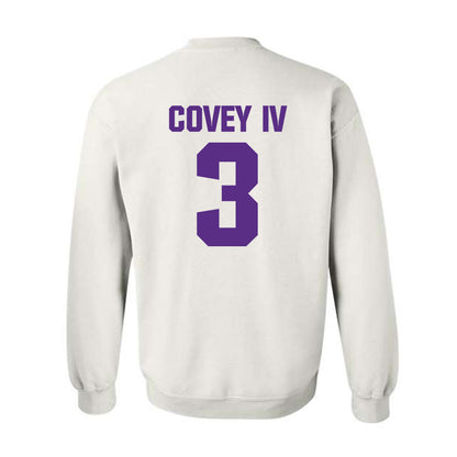 Northwestern - NCAA Football : Frank Covey IV - Sports Shersey Crewneck Sweatshirt-1